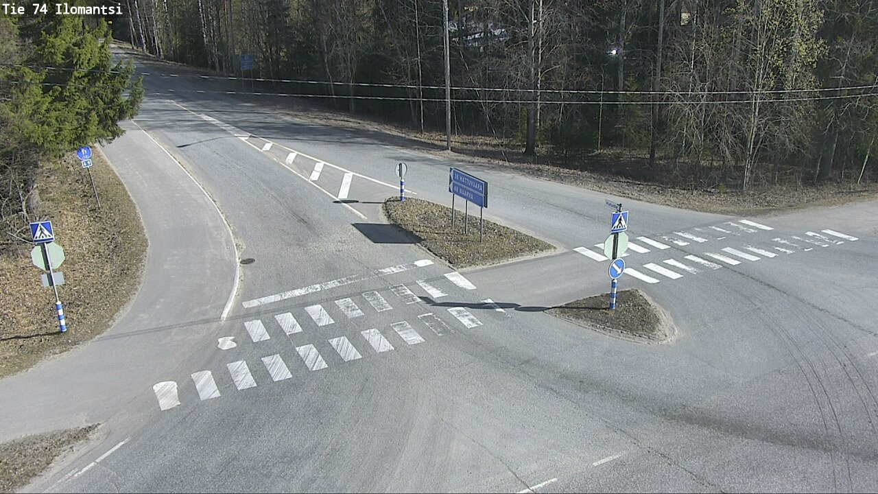 Weather Camera Image Väg 74 Ilomantsi, Ilomantsi, Pohjois-Karjala