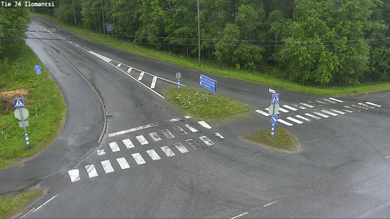 Weather Camera Image Väg 74 Ilomantsi, Ilomantsi, Pohjois-Karjala