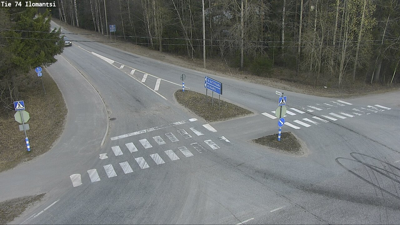 Weather Camera Image Väg 74 Ilomantsi, Ilomantsi, Pohjois-Karjala