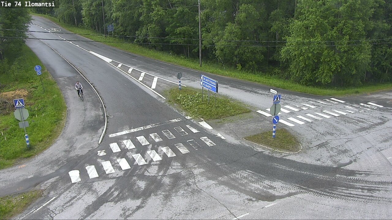 Weather Camera Image Väg 74 Ilomantsi, Ilomantsi, Pohjois-Karjala