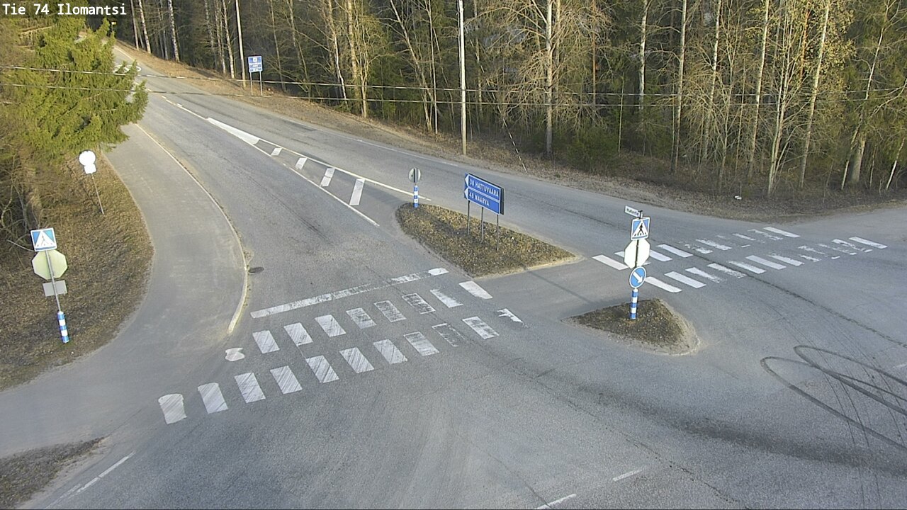 Weather Camera Image Väg 74 Ilomantsi, Ilomantsi, Pohjois-Karjala