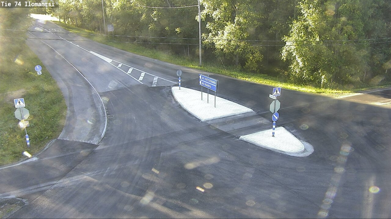 Weather Camera Image Väg 74 Ilomantsi, Ilomantsi, Pohjois-Karjala