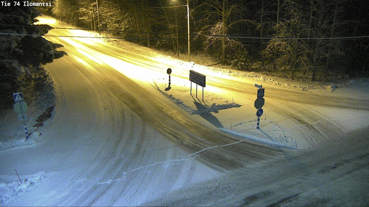 Weather Camera Image Väg 74 Ilomantsi, Ilomantsi, Pohjois-Karjala