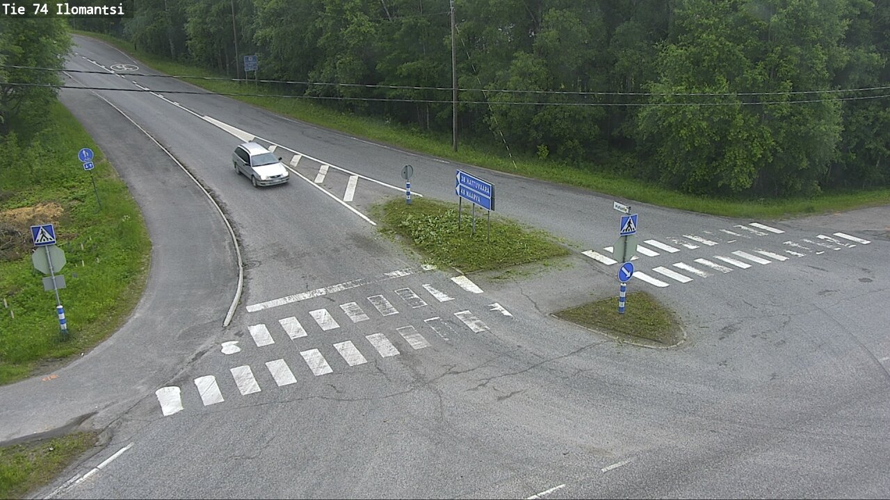 Weather Camera Image Väg 74 Ilomantsi, Ilomantsi, Pohjois-Karjala