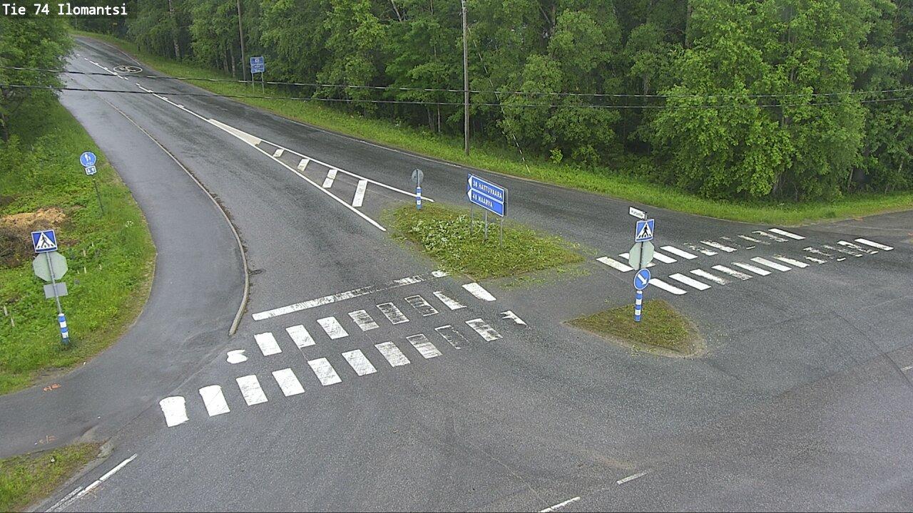 Weather Camera Image Väg 74 Ilomantsi, Ilomantsi, Pohjois-Karjala