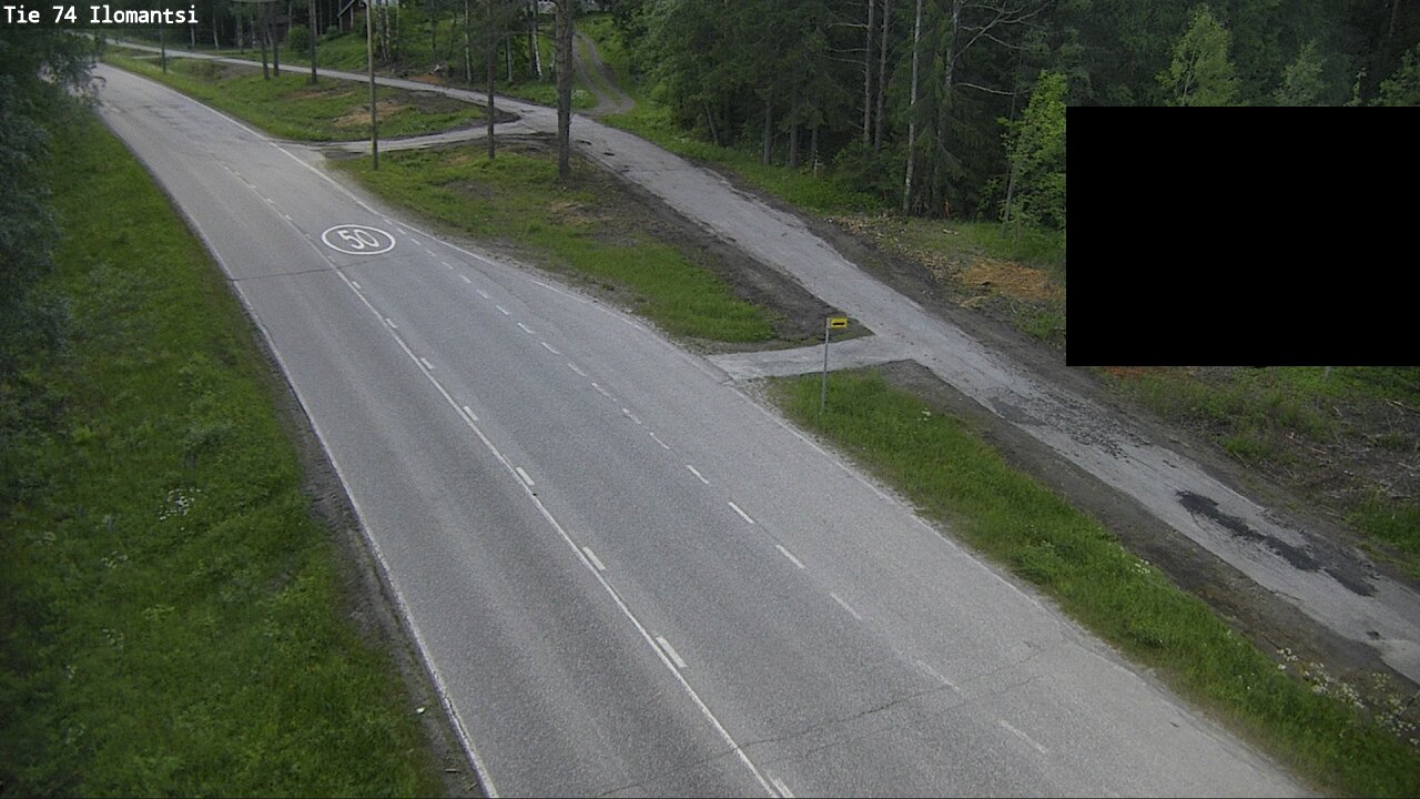 Weather Camera Image Väg 74 Ilomantsi, Ilomantsi, Pohjois-Karjala