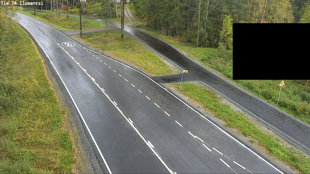 Weather Camera Image Väg 74 Ilomantsi, Ilomantsi, Pohjois-Karjala