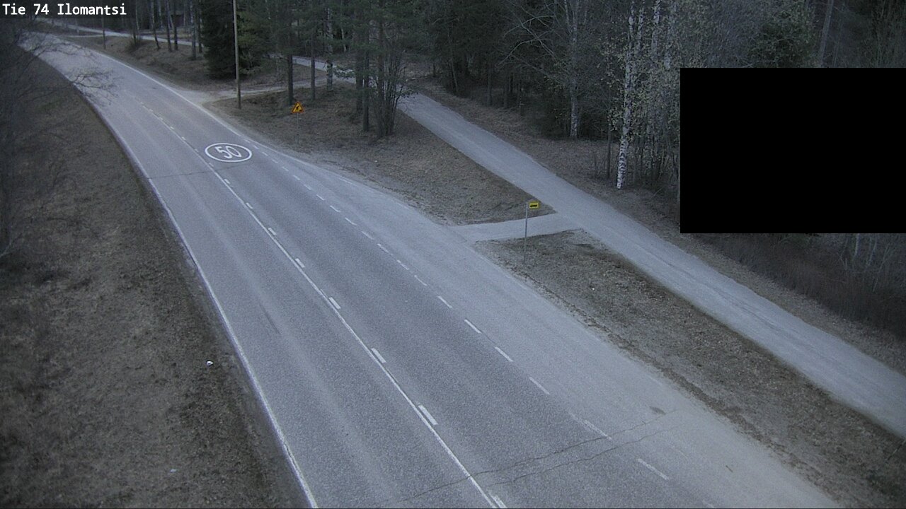 Weather Camera Image Väg 74 Ilomantsi, Ilomantsi, Pohjois-Karjala