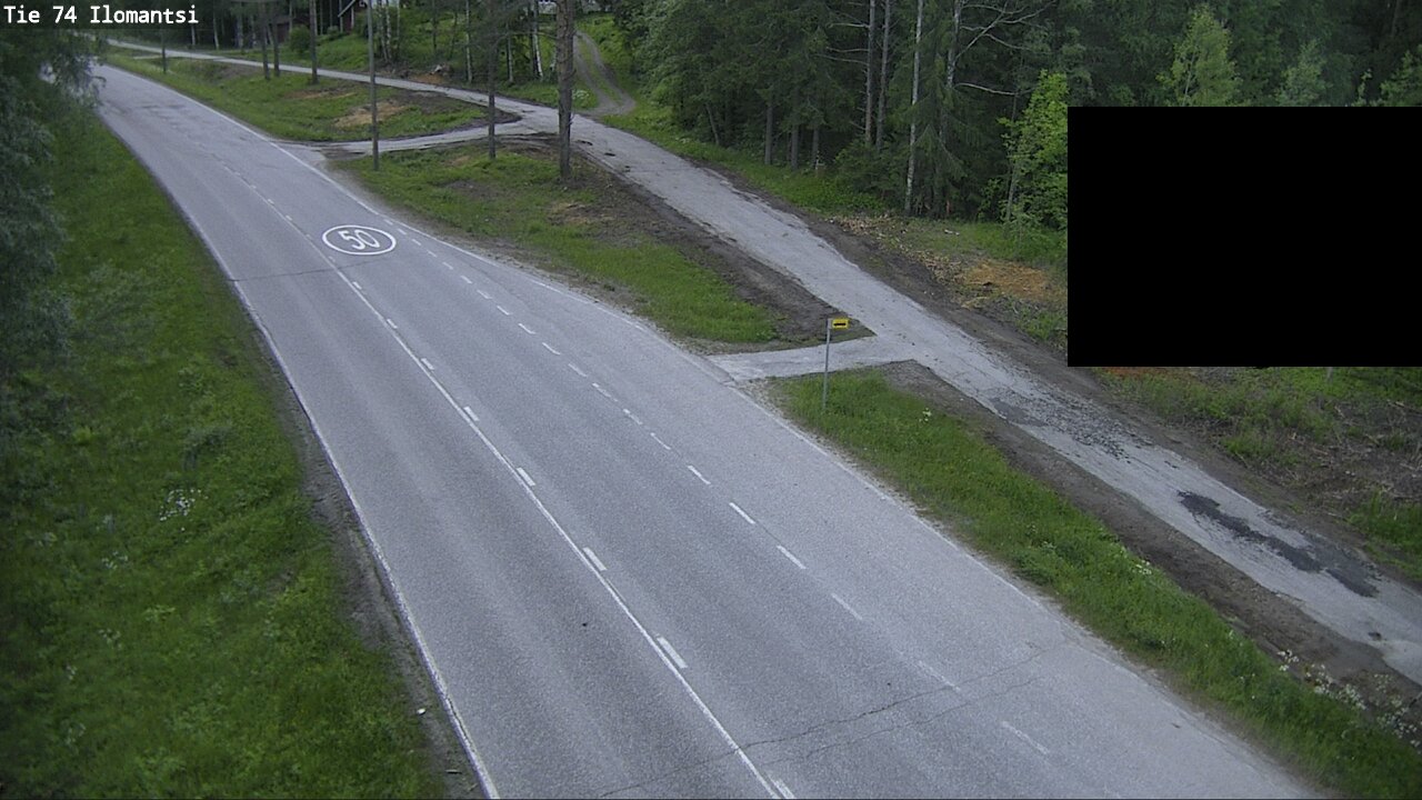 Weather Camera Image Väg 74 Ilomantsi, Ilomantsi, Pohjois-Karjala