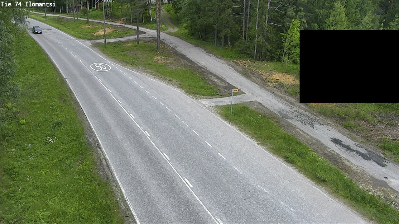 Weather Camera Image Väg 74 Ilomantsi, Ilomantsi, Pohjois-Karjala