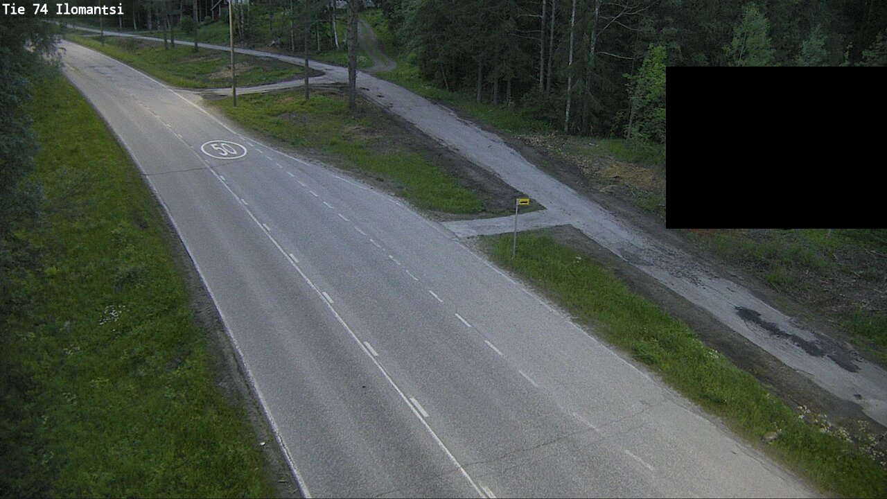 Weather Camera Image Väg 74 Ilomantsi, Ilomantsi, Pohjois-Karjala
