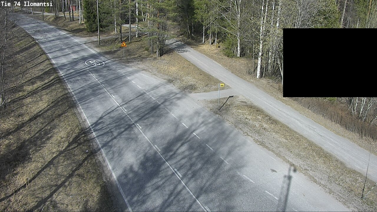 Weather Camera Image Väg 74 Ilomantsi, Ilomantsi, Pohjois-Karjala