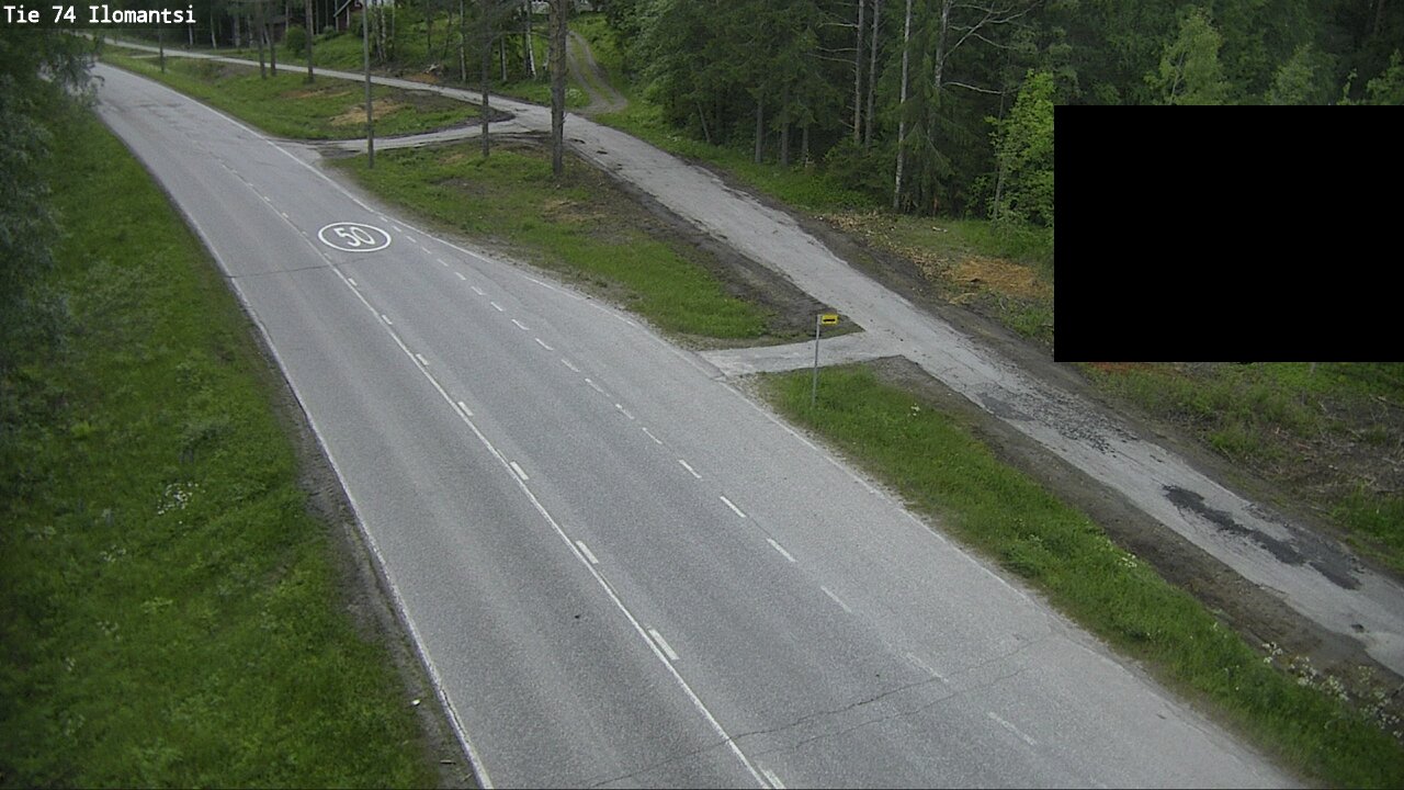 Weather Camera Image Väg 74 Ilomantsi, Ilomantsi, Pohjois-Karjala