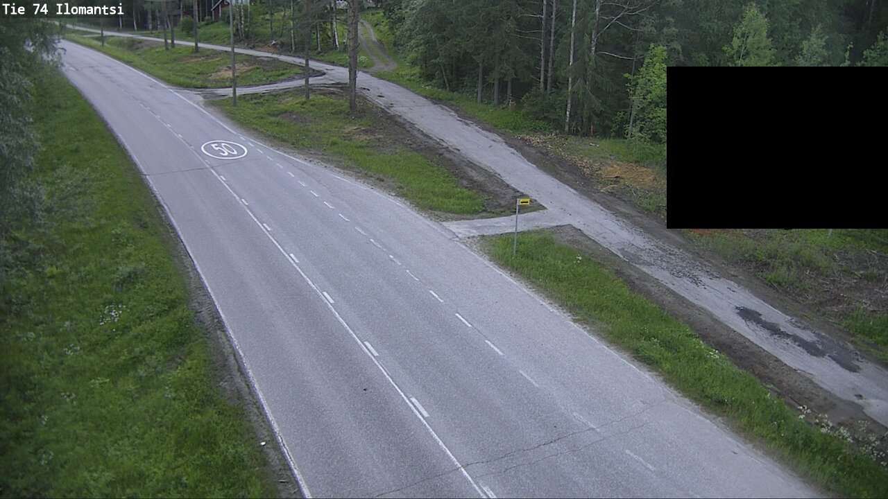 Weather Camera Image Väg 74 Ilomantsi, Ilomantsi, Pohjois-Karjala