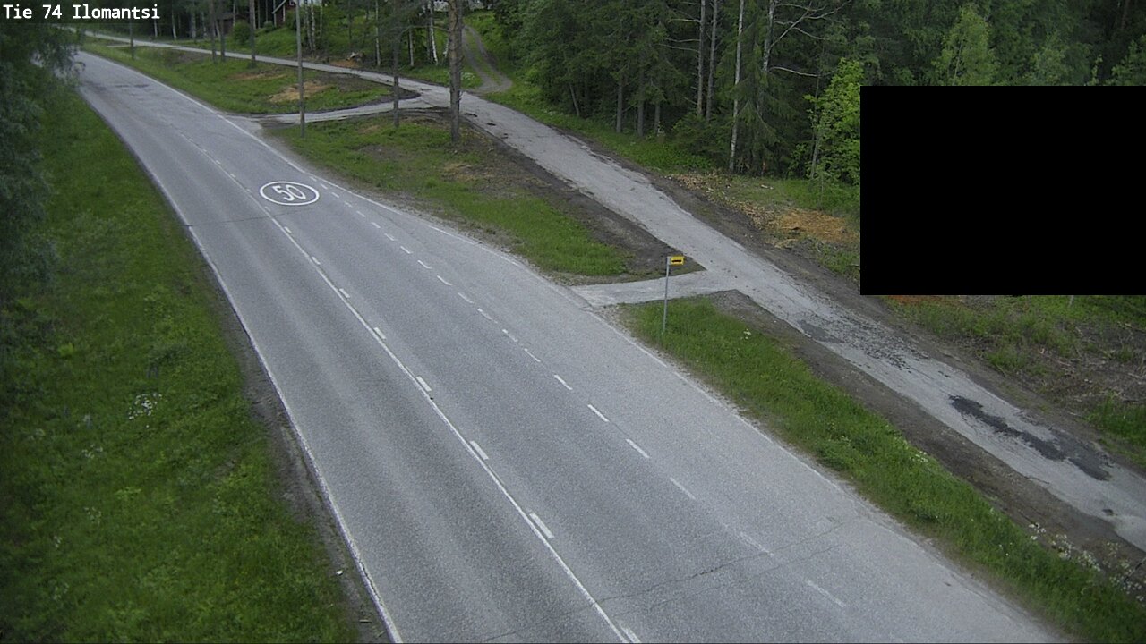 Weather Camera Image Väg 74 Ilomantsi, Ilomantsi, Pohjois-Karjala