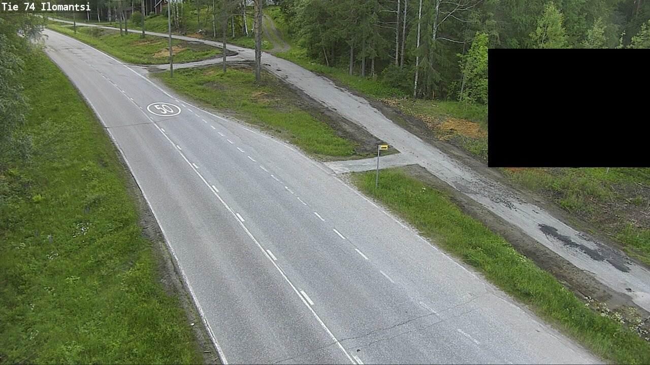 Weather Camera Image Väg 74 Ilomantsi, Ilomantsi, Pohjois-Karjala