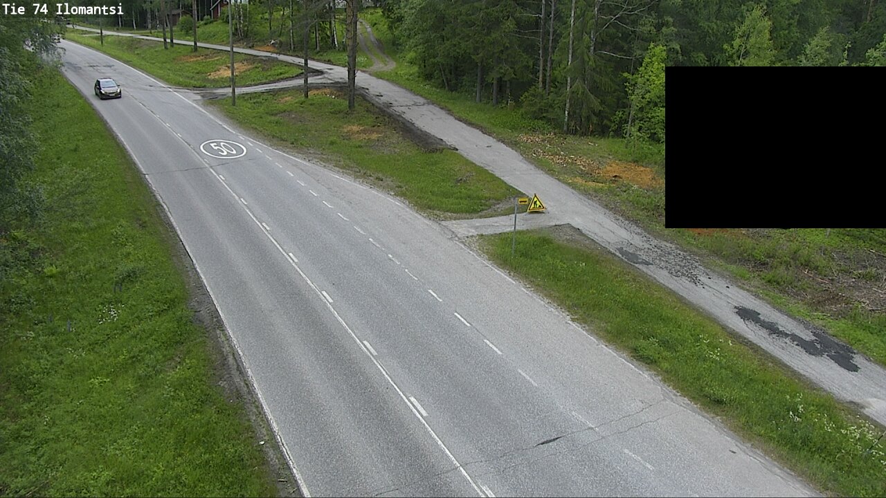 Weather Camera Image Väg 74 Ilomantsi, Ilomantsi, Pohjois-Karjala