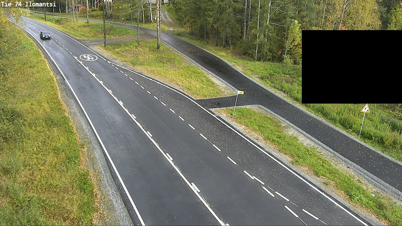 Weather Camera Image Väg 74 Ilomantsi, Ilomantsi, Pohjois-Karjala