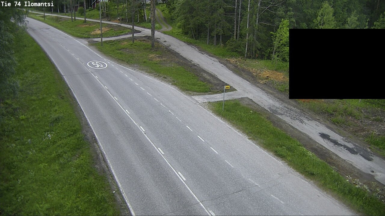 Weather Camera Image Väg 74 Ilomantsi, Ilomantsi, Pohjois-Karjala