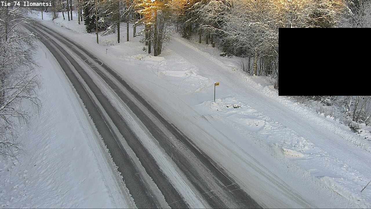 Weather Camera Image Väg 74 Ilomantsi, Ilomantsi, Pohjois-Karjala