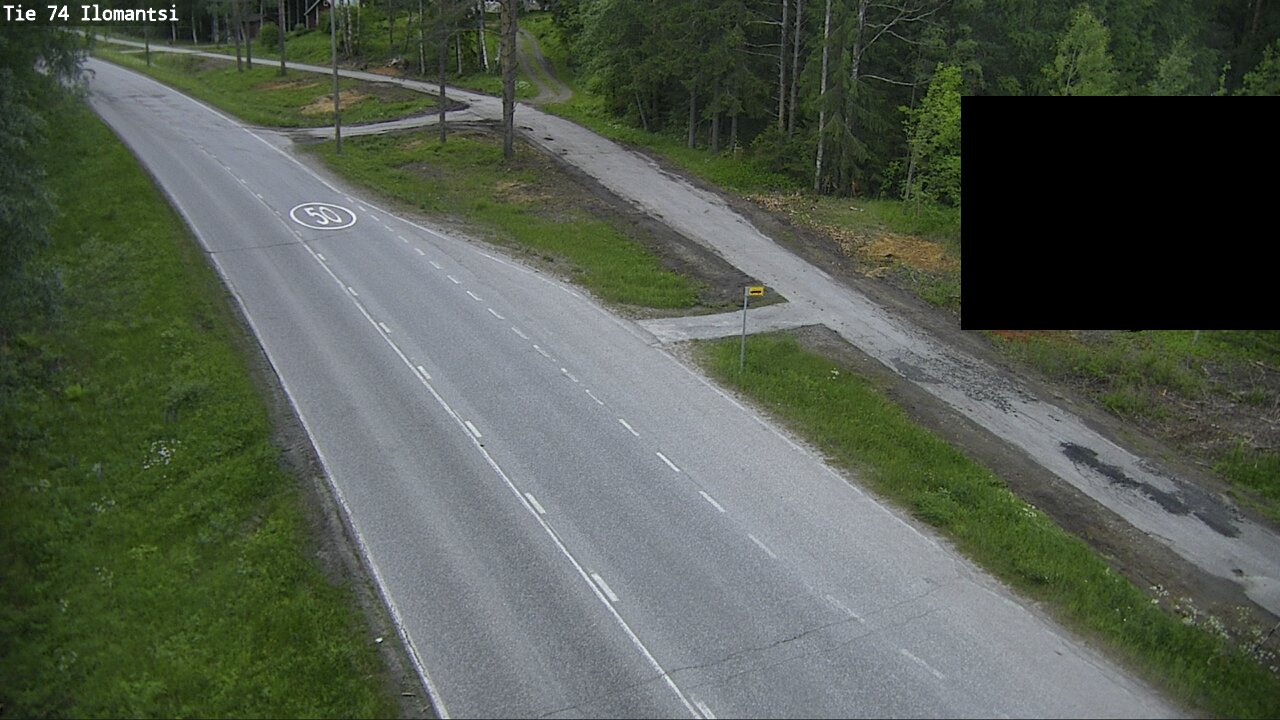 Weather Camera Image Väg 74 Ilomantsi, Ilomantsi, Pohjois-Karjala