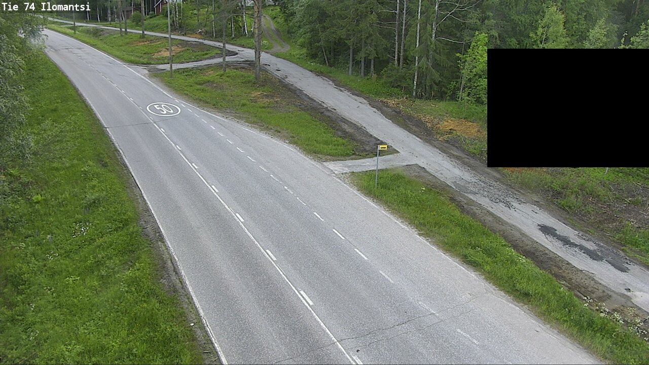 Weather Camera Image Väg 74 Ilomantsi, Ilomantsi, Pohjois-Karjala