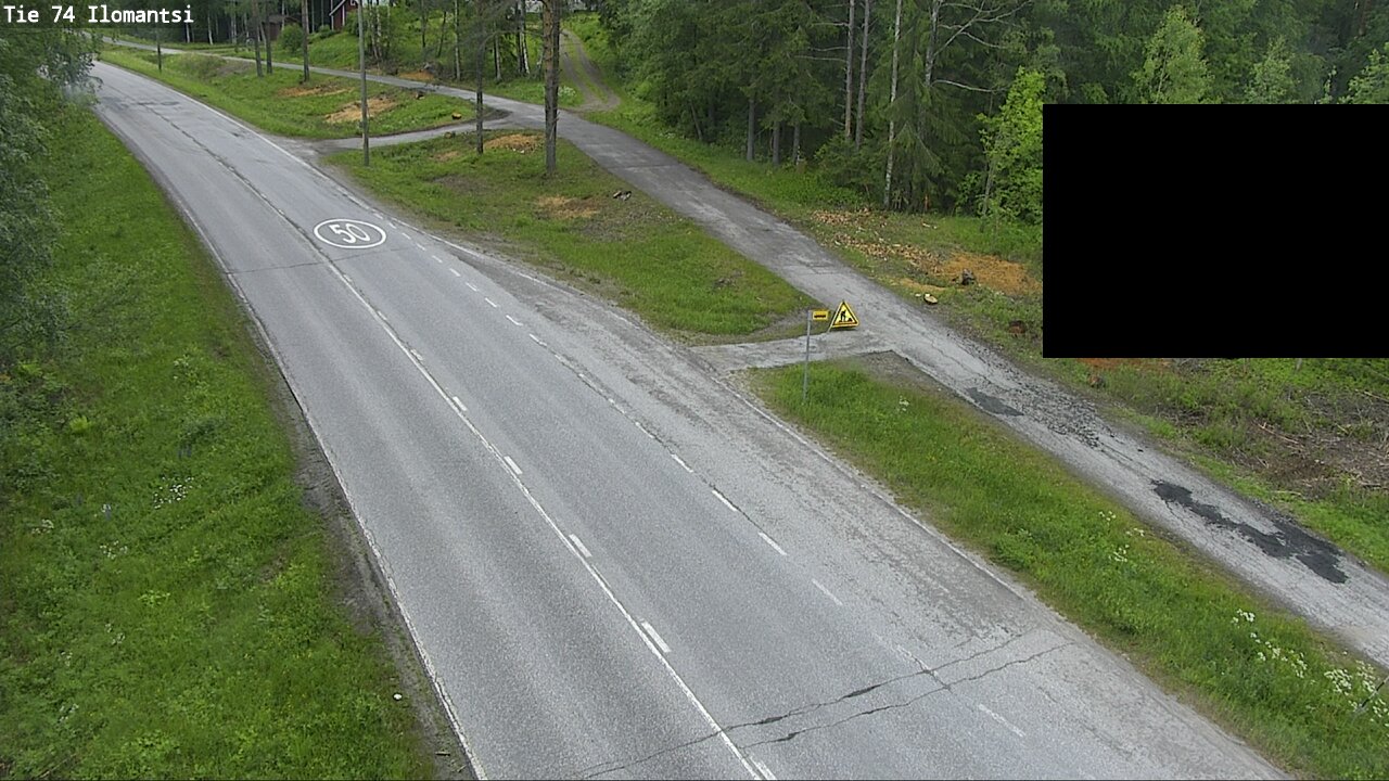 Weather Camera Image Väg 74 Ilomantsi, Ilomantsi, Pohjois-Karjala