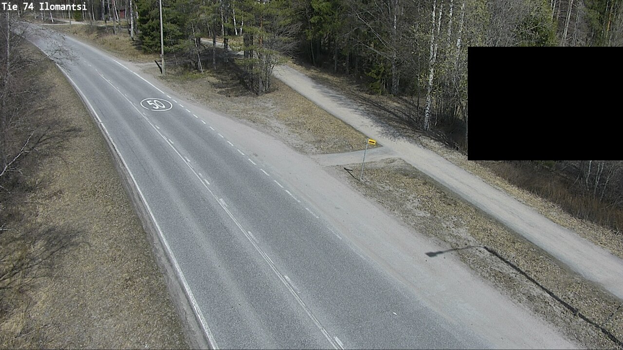 Weather Camera Image Road 74 Ilomantsi, Ilomantsi, Pohjois-Karjala