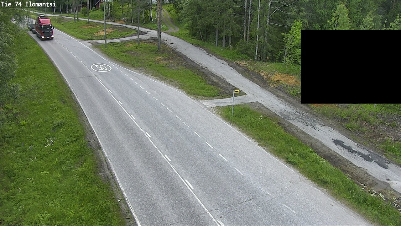 Weather Camera Image Väg 74 Ilomantsi, Ilomantsi, Pohjois-Karjala