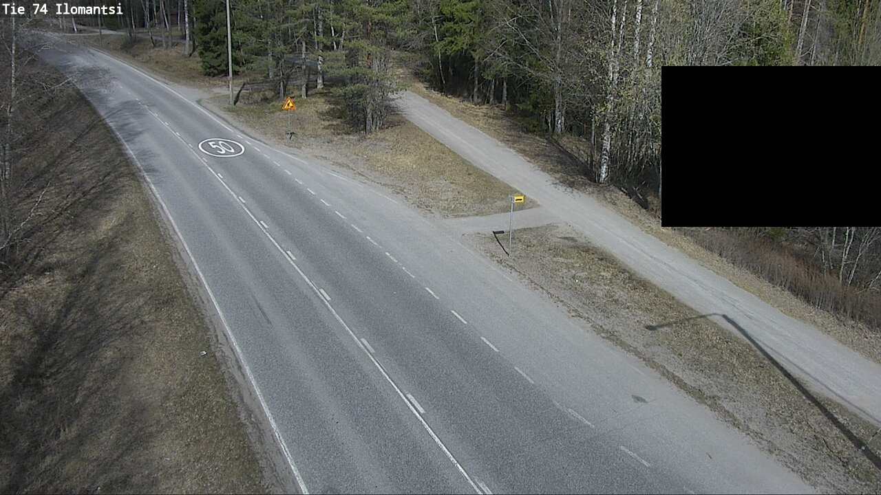 Weather Camera Image Väg 74 Ilomantsi, Ilomantsi, Pohjois-Karjala