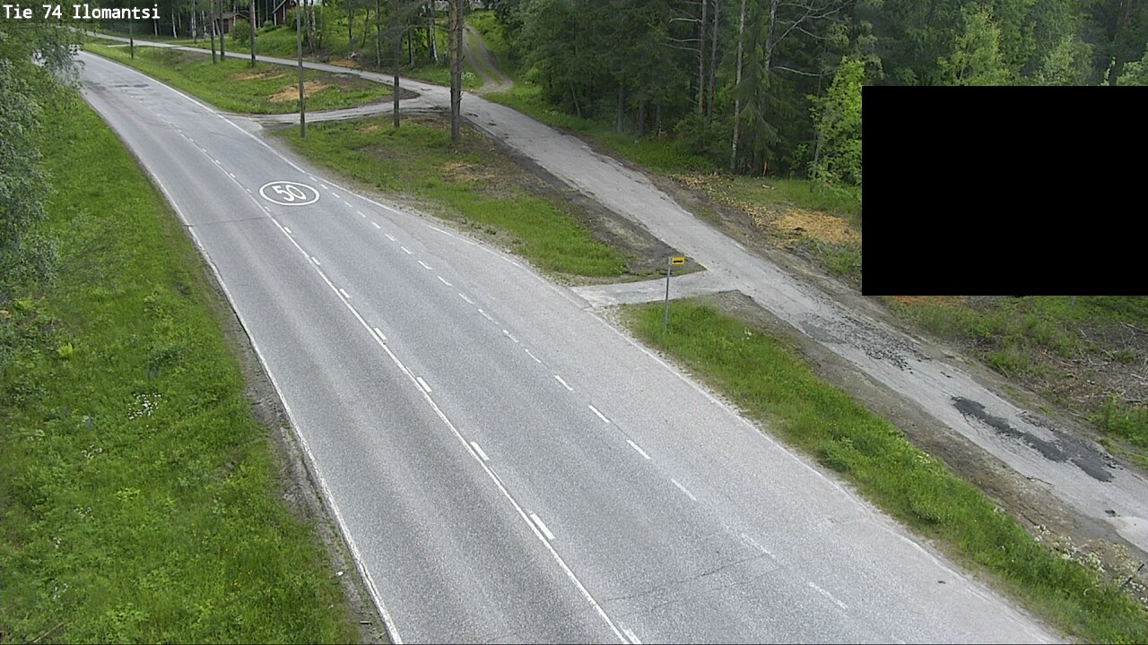 Weather Camera Image Väg 74 Ilomantsi, Ilomantsi, Pohjois-Karjala