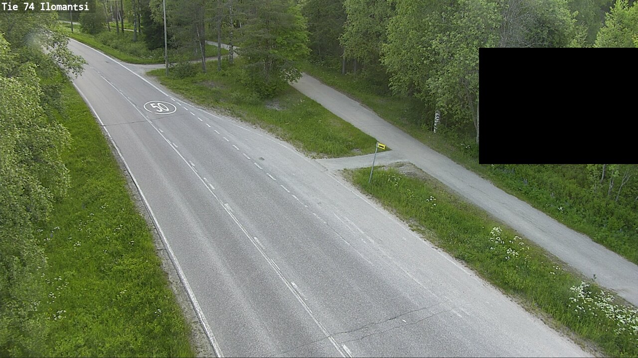 Weather Camera Image Road 74 Ilomantsi, Ilomantsi, Pohjois-Karjala