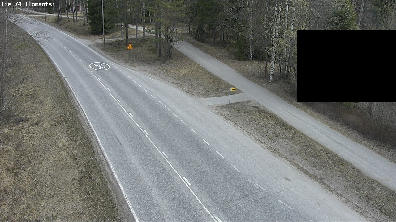Weather Camera Image Väg 74 Ilomantsi, Ilomantsi, Pohjois-Karjala
