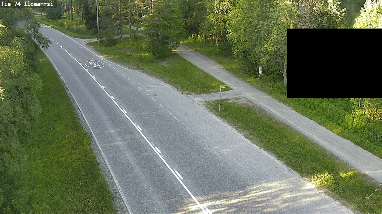 Weather Camera Image Väg 74 Ilomantsi, Ilomantsi, Pohjois-Karjala