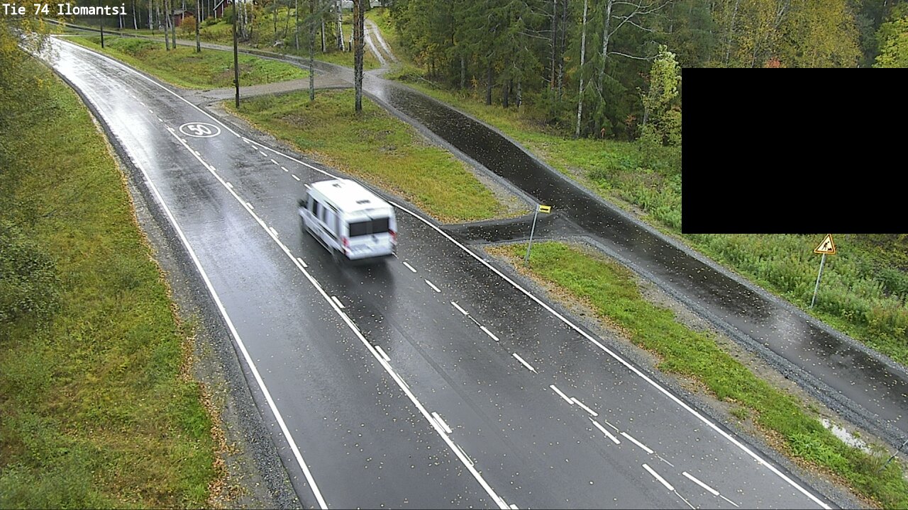 Weather Camera Image Väg 74 Ilomantsi, Ilomantsi, Pohjois-Karjala