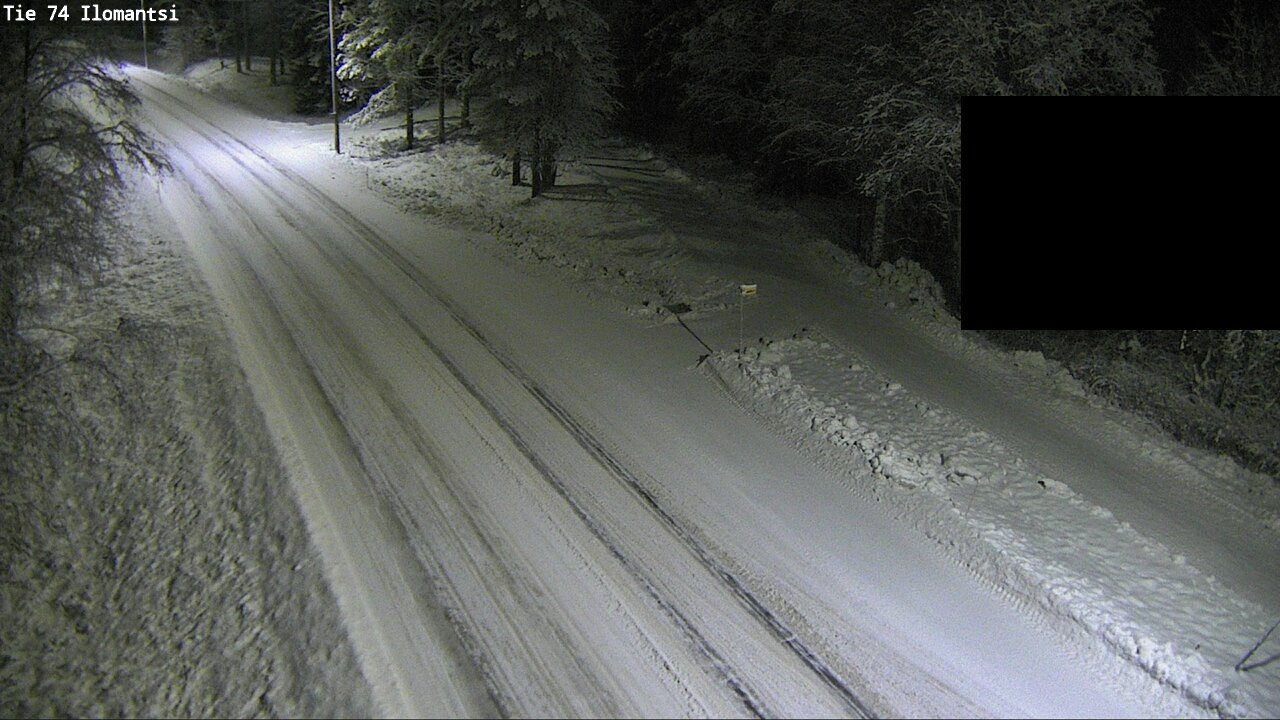 Weather Camera Image Väg 74 Ilomantsi, Ilomantsi, Pohjois-Karjala