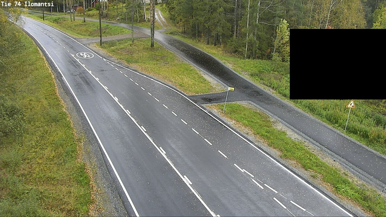 Weather Camera Image Väg 74 Ilomantsi, Ilomantsi, Pohjois-Karjala