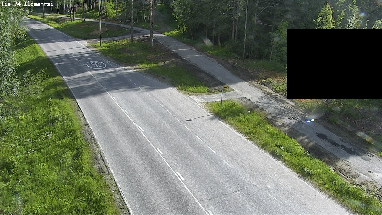 Weather Camera Image Väg 74 Ilomantsi, Ilomantsi, Pohjois-Karjala