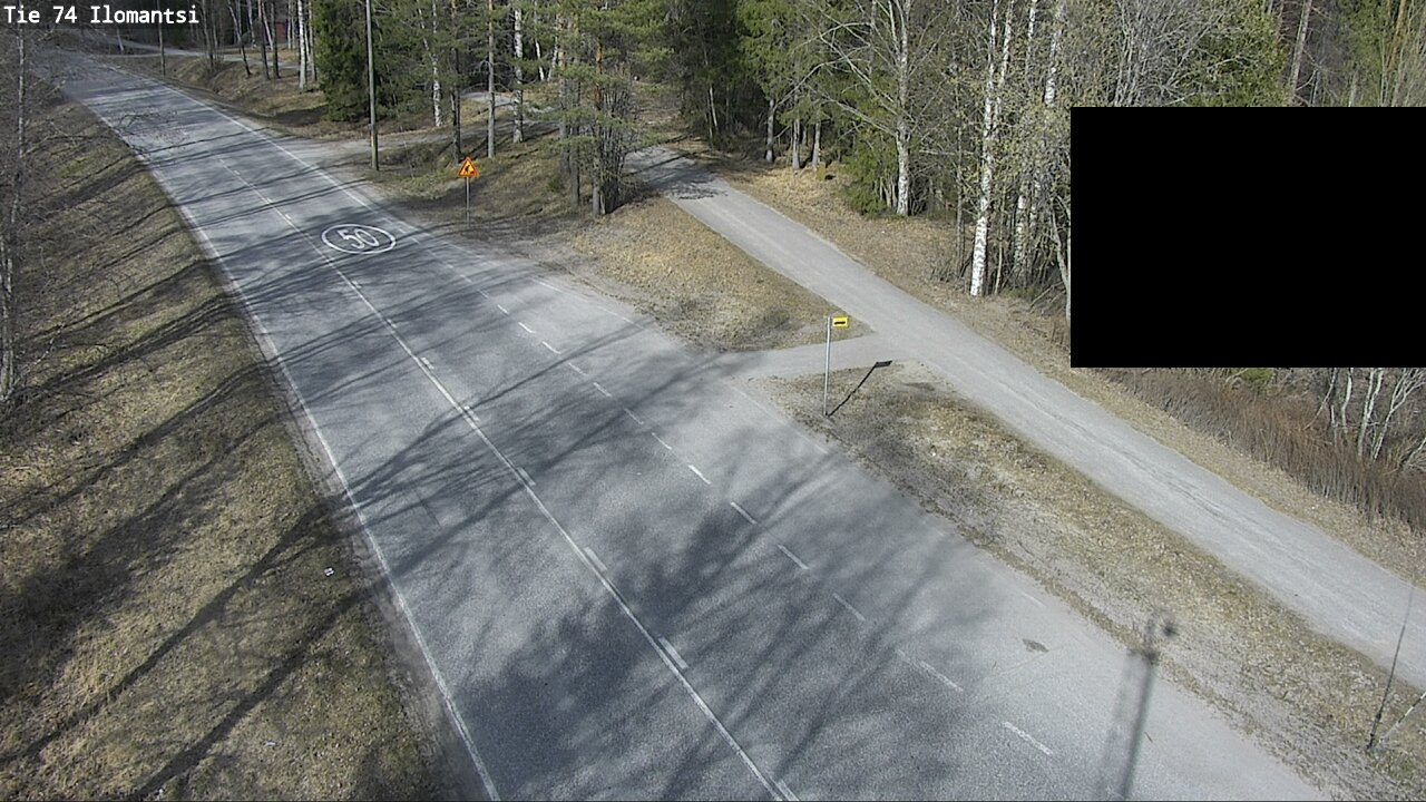 Weather Camera Image Väg 74 Ilomantsi, Ilomantsi, Pohjois-Karjala