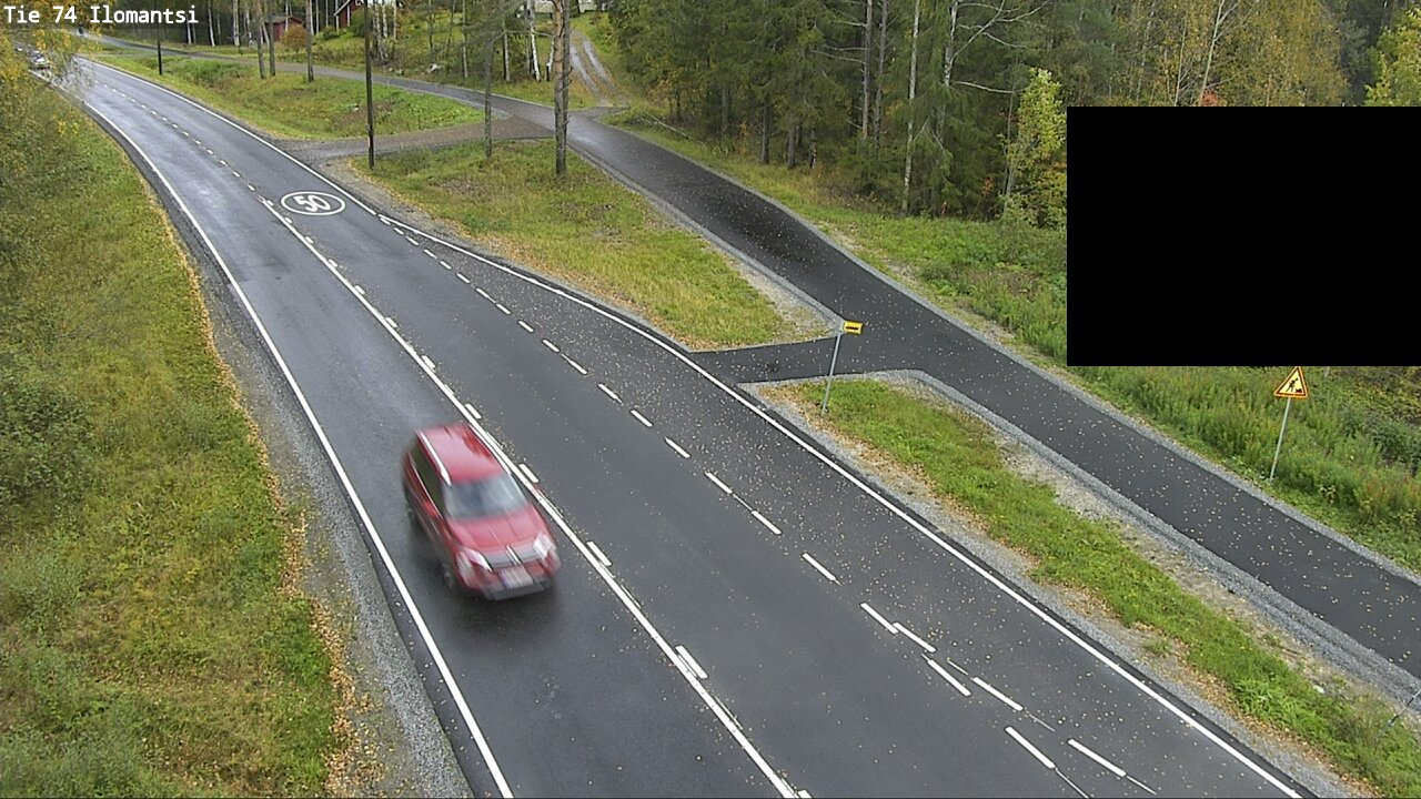 Weather Camera Image Väg 74 Ilomantsi, Ilomantsi, Pohjois-Karjala