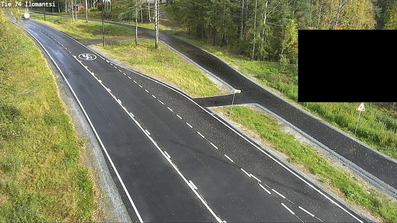 Weather Camera Image Väg 74 Ilomantsi, Ilomantsi, Pohjois-Karjala