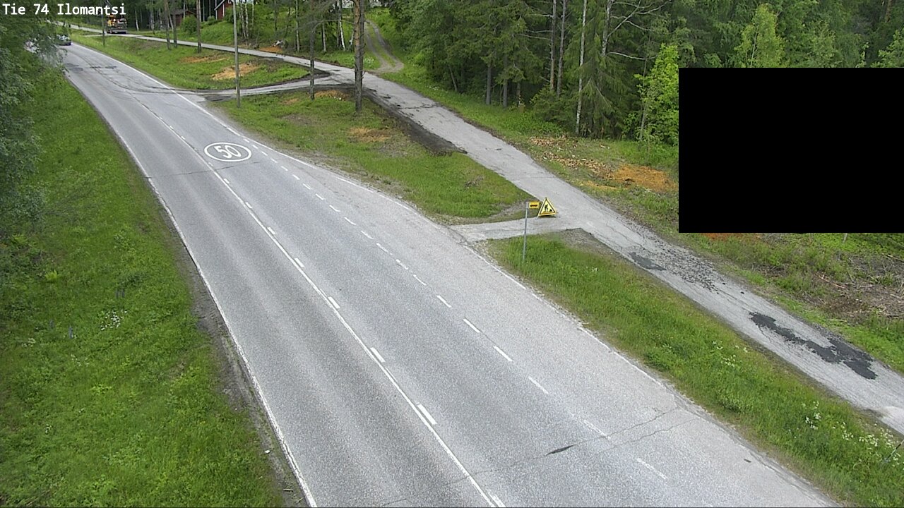 Weather Camera Image Väg 74 Ilomantsi, Ilomantsi, Pohjois-Karjala