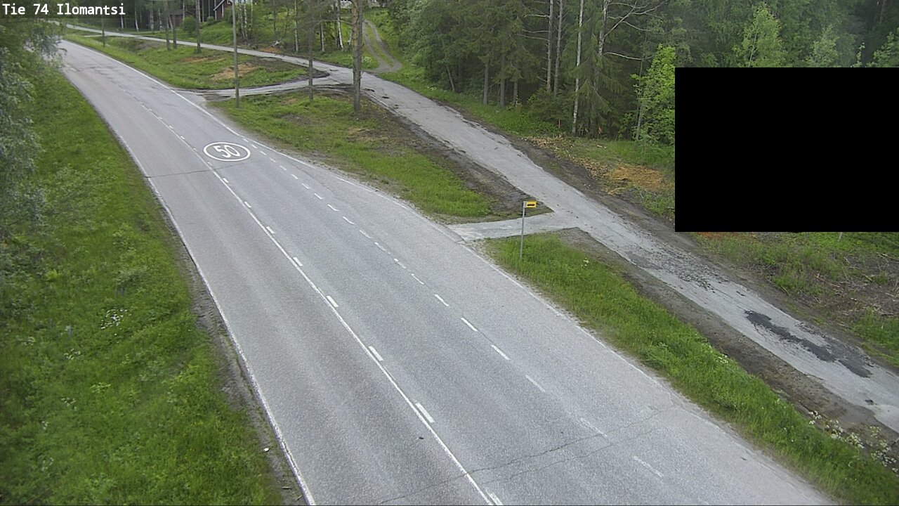 Weather Camera Image Väg 74 Ilomantsi, Ilomantsi, Pohjois-Karjala