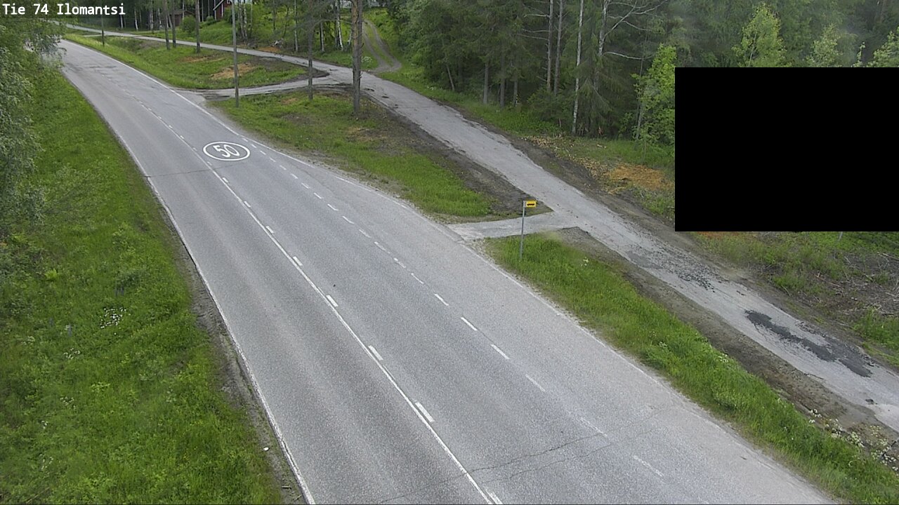 Weather Camera Image Väg 74 Ilomantsi, Ilomantsi, Pohjois-Karjala