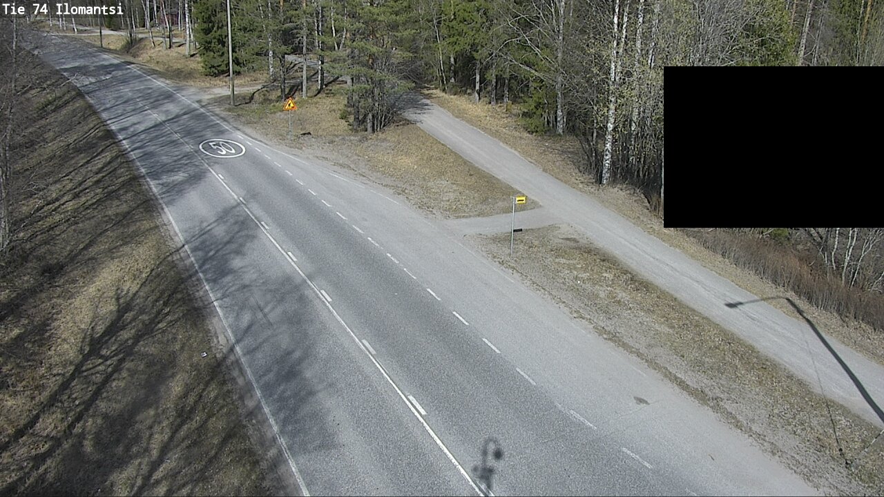 Weather Camera Image Väg 74 Ilomantsi, Ilomantsi, Pohjois-Karjala
