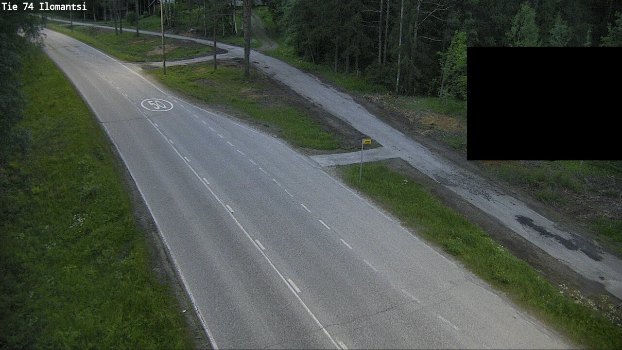 Weather Camera Image Väg 74 Ilomantsi, Ilomantsi, Pohjois-Karjala