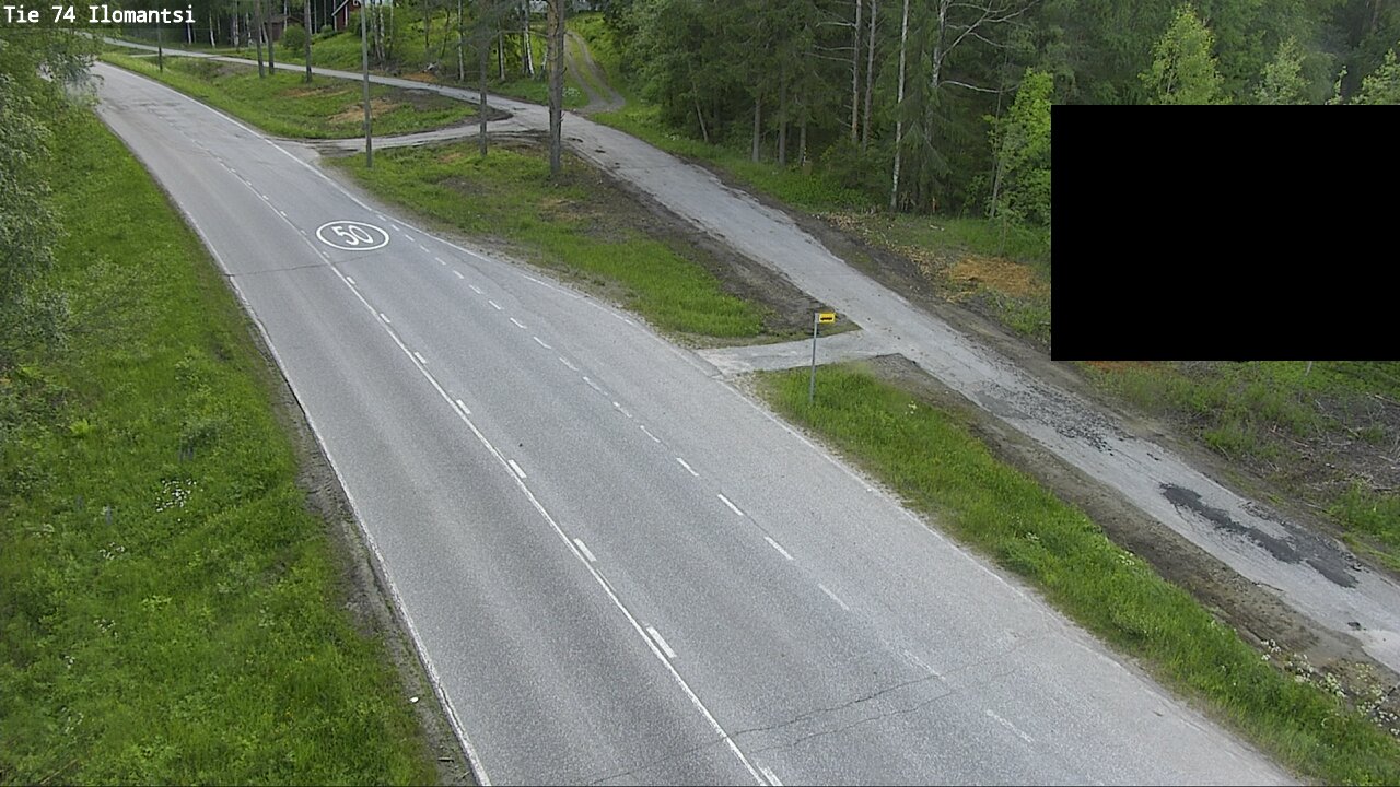 Weather Camera Image Väg 74 Ilomantsi, Ilomantsi, Pohjois-Karjala