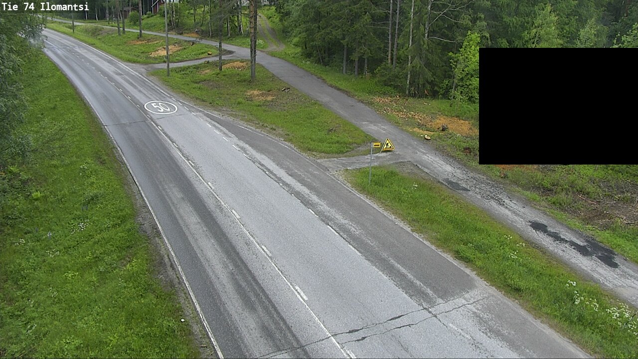 Weather Camera Image Väg 74 Ilomantsi, Ilomantsi, Pohjois-Karjala