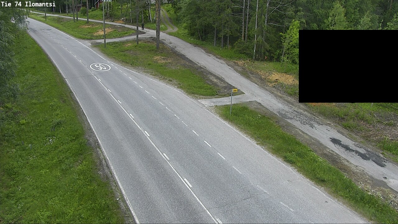Weather Camera Image Väg 74 Ilomantsi, Ilomantsi, Pohjois-Karjala