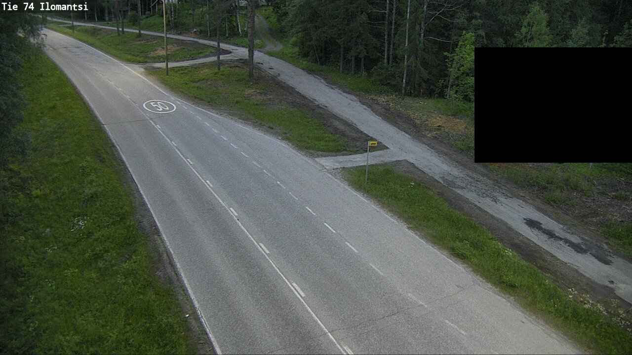 Weather Camera Image Väg 74 Ilomantsi, Ilomantsi, Pohjois-Karjala